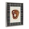 Stupell Industries Baseball Glove with Plaid Floating Frame, design by Arlington Prints